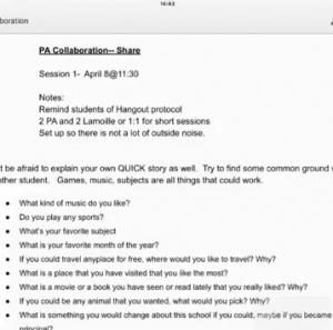 goal-setting for PLPs