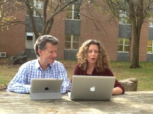 John Downes and Penny Bishop lead the Tarrant Institute for Innovative Education at UVM. 