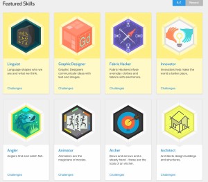 A selection of STEM-oriented DIY badges