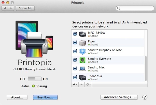 printopia for ipad download