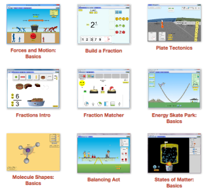 Here's a few of the middle school sims