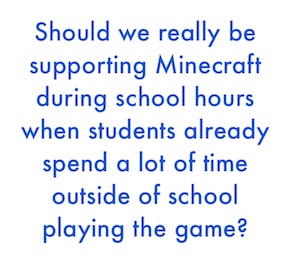 how teachers use minecraft