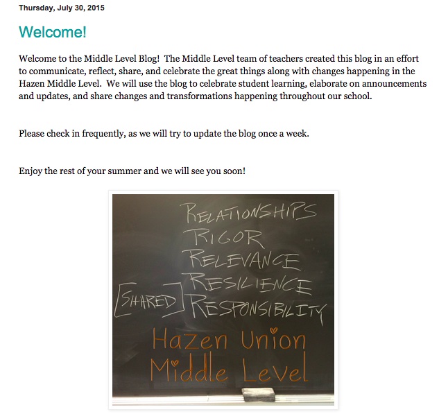 getting student perspectives on school change