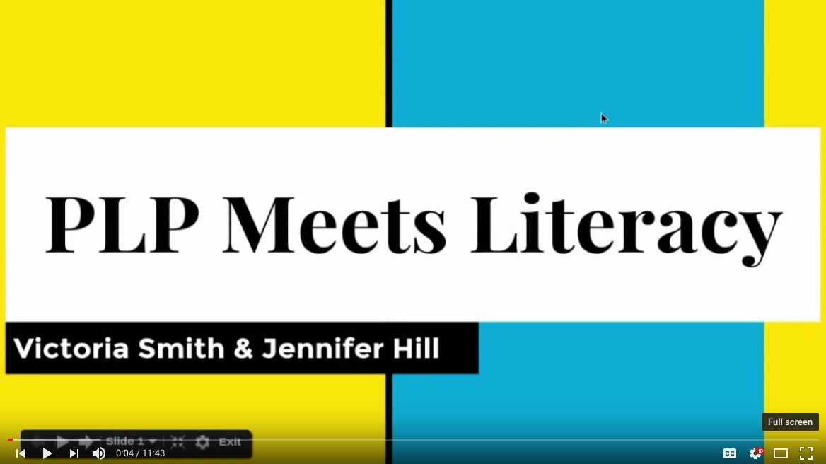 PLPs and literacy at Crossett Brook Middle School