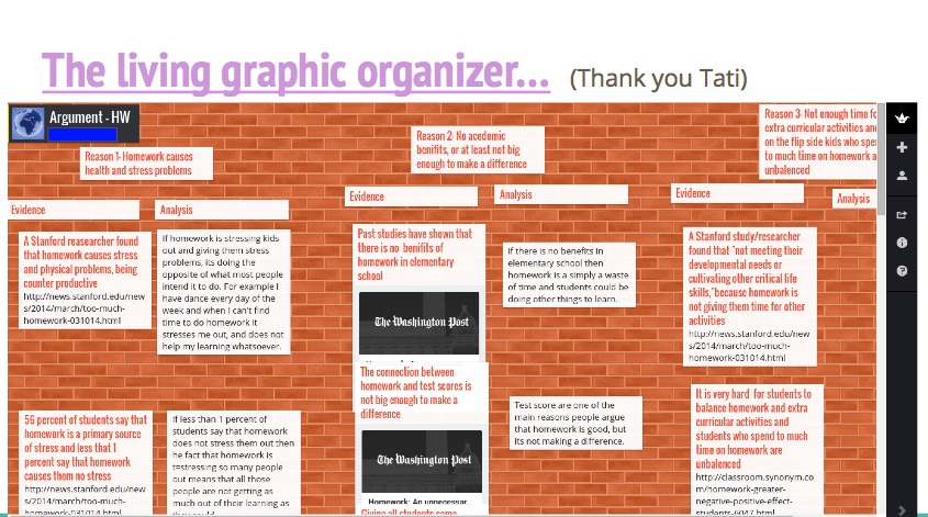 student research with Padlet