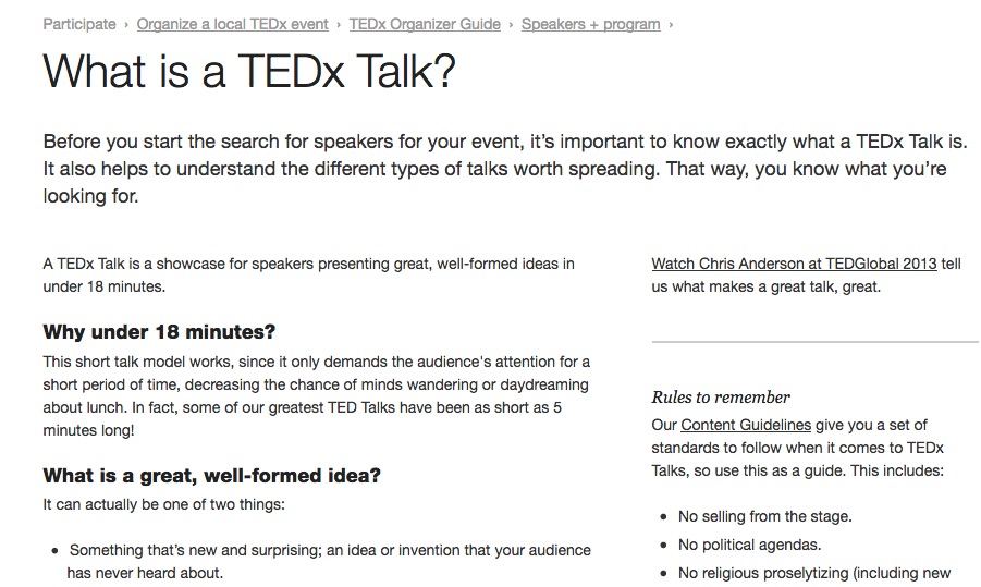 student TED Talks