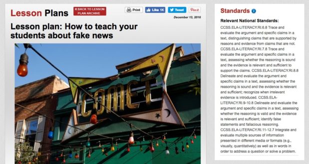 4 resources for fighting fake news – Innovative Education in Vermont
