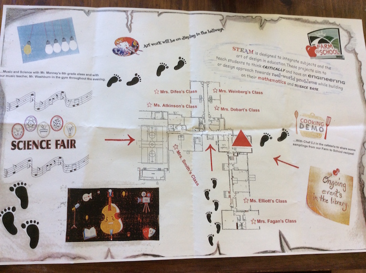 sharing STEAM projects with families