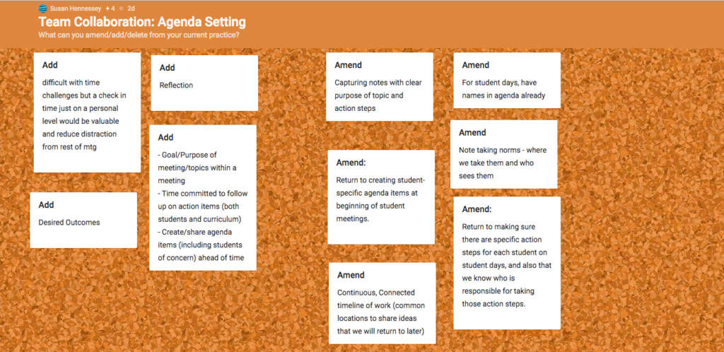 maintaining a teaching team