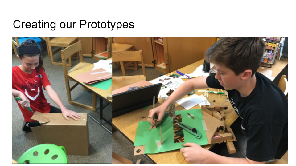 makerspace learning at Proctor Elementary
