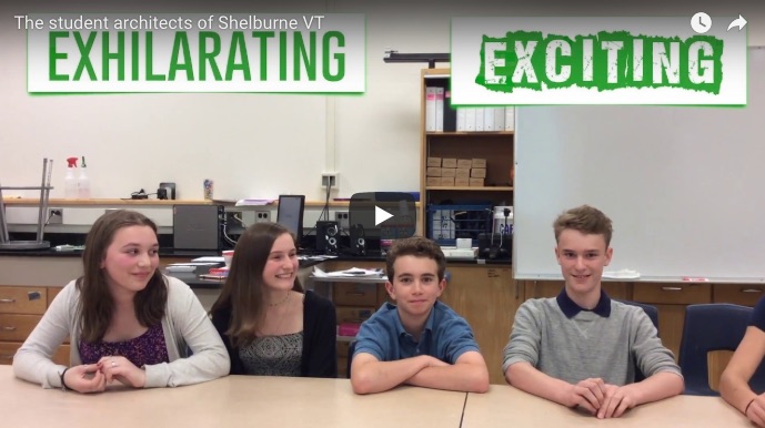 student architects of Shelburne Community School