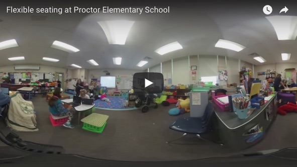 Flexible classrooms Proctor Elementary School