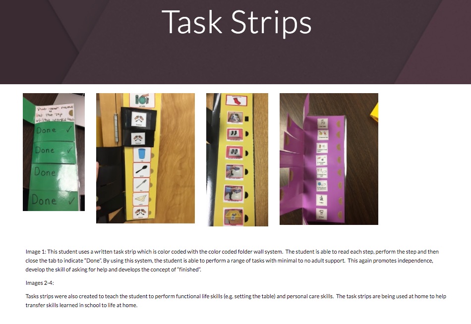task strips great action research