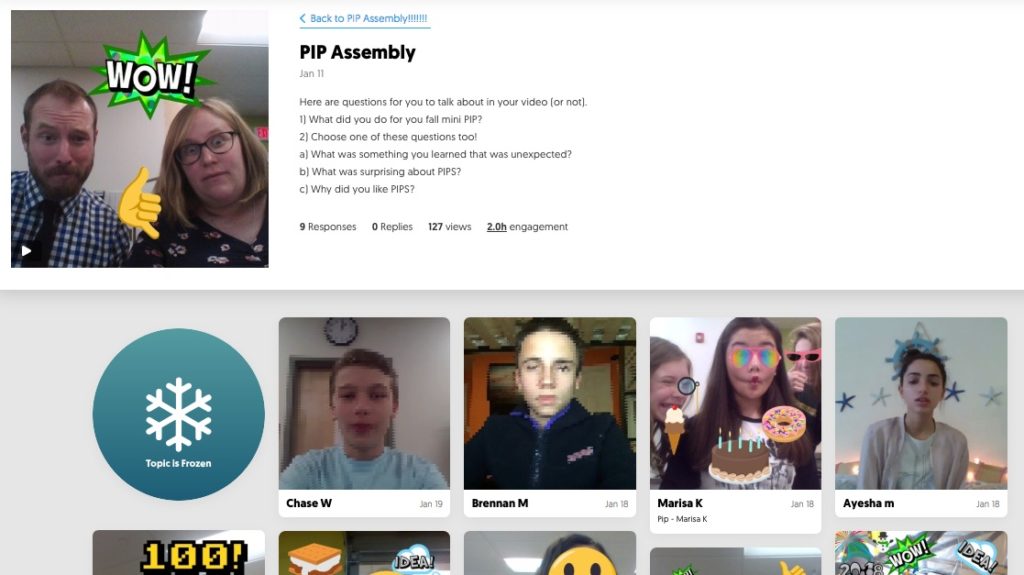 flipgrid for reflection
