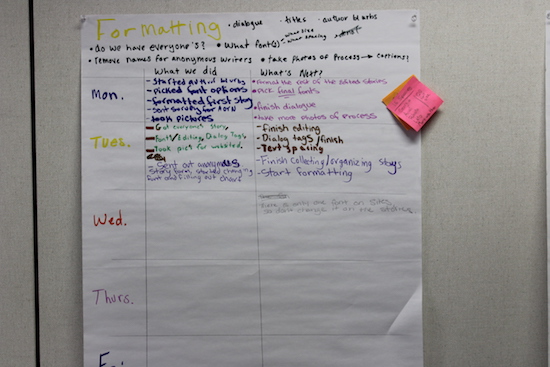 a student-led short story unit