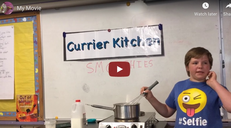 Currier School cooking videos