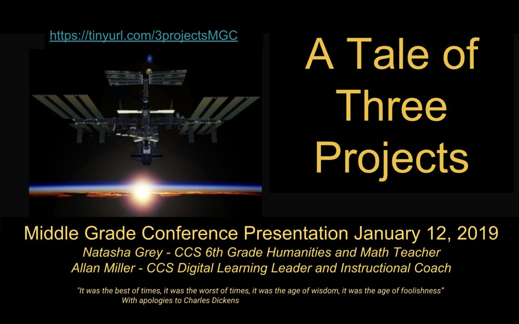 "A Tale of Three Projects"