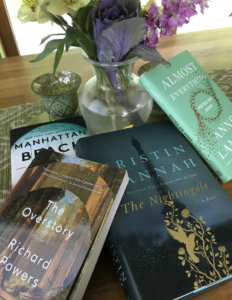 Books and flowers