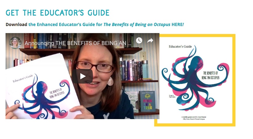 link to The Benefits of Being an Octopus educator's guide