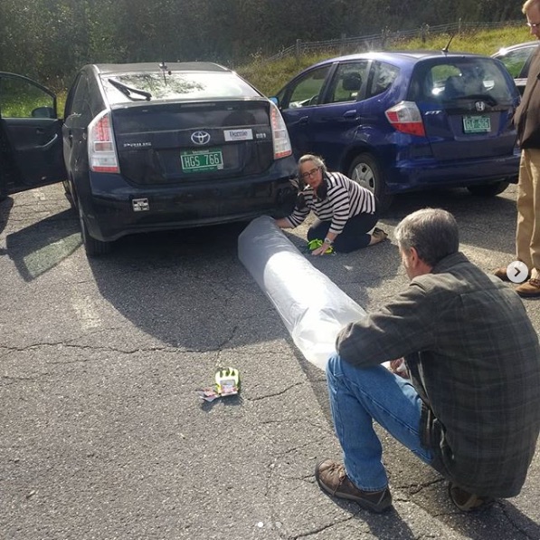 Educators making emissions visible at a VEEP workshop.