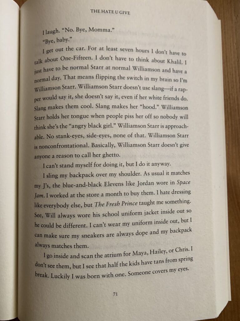 Page 71 of The Hate U Give