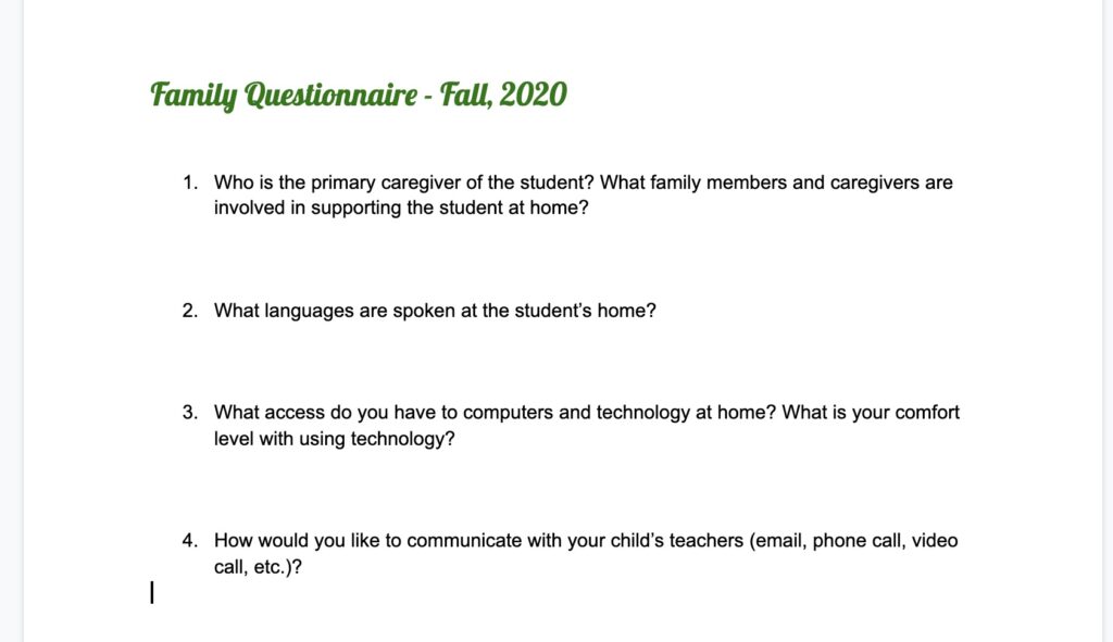 pandemic student-led conferences