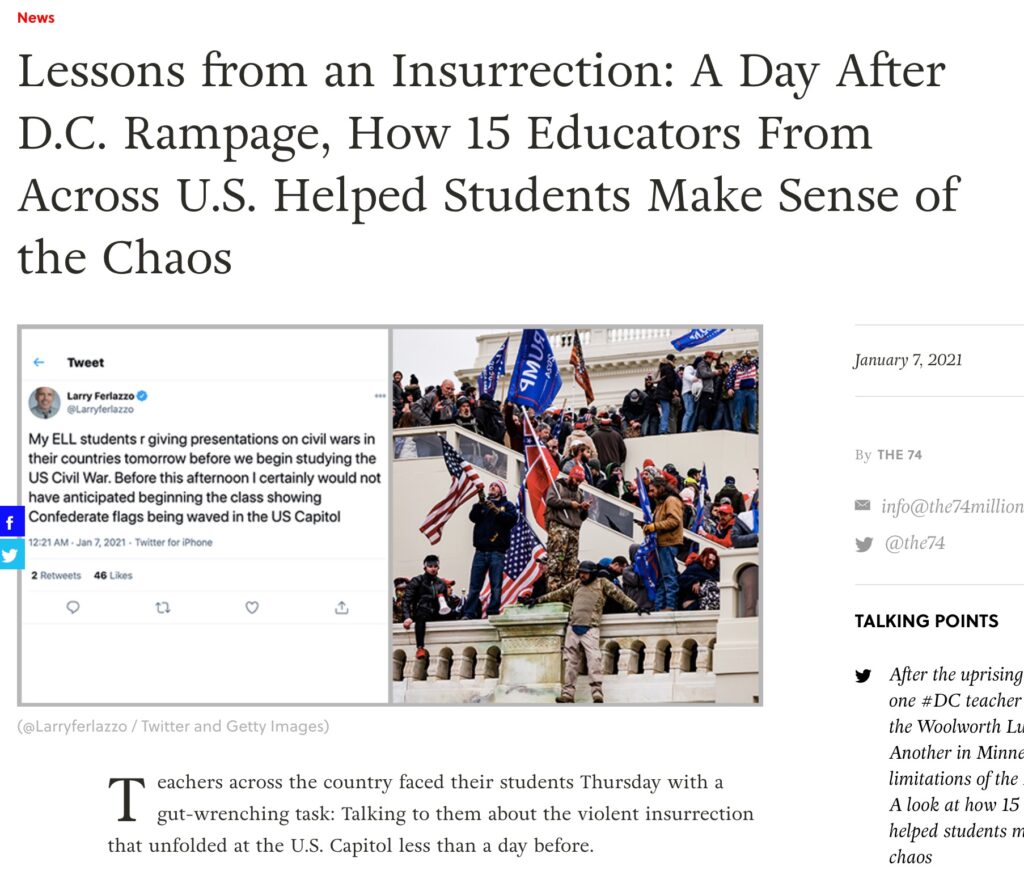 resources for responding to January 6th