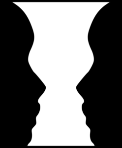 Kathleen Brinegar two faces optical illusion