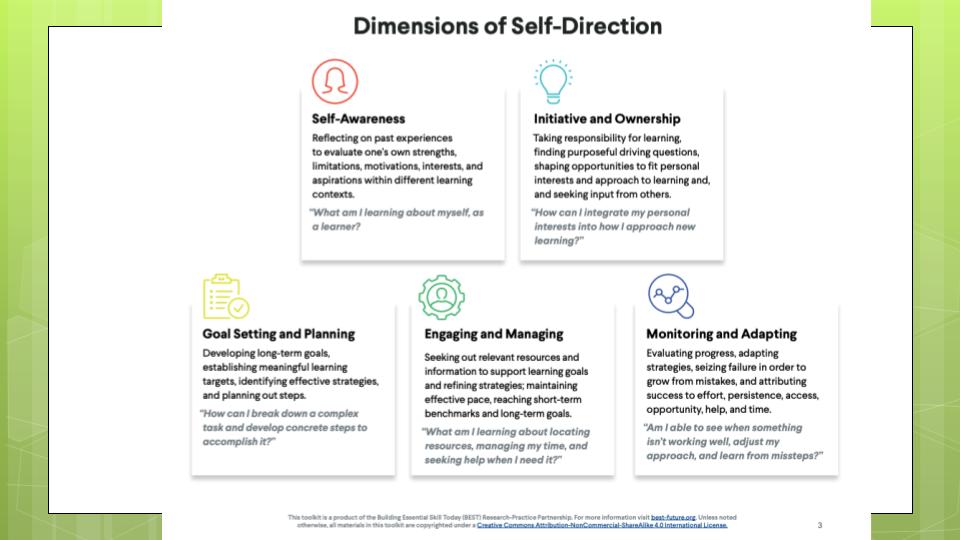 scaffolding self-directed learning