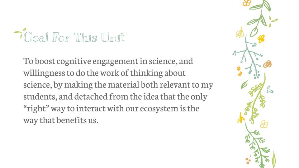 ecology in middle school