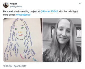 Screenshot of Abigail Rob tweet, available at link